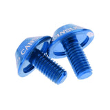 Maxbell Aluminum Alloy Bike Water Bottle Cage Bolt Holder Socket Screw M5x10mm Blue - Aladdin Shoppers