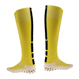 Maxbell Football Soccer Sports Compression Socks Anti Slip Slipper Socks Yellow - Aladdin Shoppers