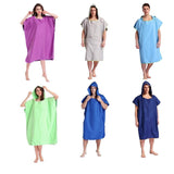 Maxbell Beach Bath Surf Swim Poncho Robe With Hood Wetsuit Changing Towel Purple - Aladdin Shoppers