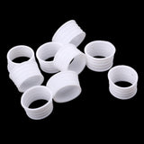 Maxbell Maxbell 10 Pack Tennis Racquet Grip Ring Sweat Absorbing Badminton Grip Band White