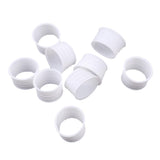 Maxbell Maxbell 10 Pack Tennis Racquet Grip Ring Sweat Absorbing Badminton Grip Band White