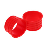 Maxbell Maxbell 10 Pack Tennis Racquet Grip Ring Sweat Absorbing Badminton Grip Band Red