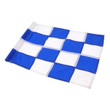 Maxbell Maxbell Backyard Practice Golf Hole Pole Cup Flag Putting Green Flags Blue + White