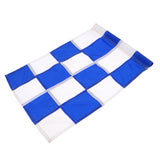 Maxbell Maxbell Backyard Practice Golf Hole Pole Cup Flag Putting Green Flags Blue + White