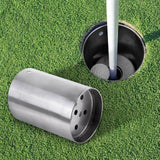 2xStainless Steel Golf Green Hole Cup Practice Aids Putting Putter Training