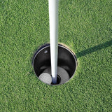 2xStainless Steel Golf Green Hole Cup Practice Aids Putting Putter Training