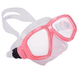 Maxbell Maxbell Anti-Fog Tempered Glass Mask Equipment For Scuba Diving, Snorkeling Pink