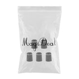 Maxbell 5 Pieces Black Golf Taper Tip Iron Ferrules .335 with Single Silver Ring - Aladdin Shoppers