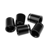 Maxbell 5 Pieces Black Golf Taper Tip Iron Ferrules .335 with Single Silver Ring - Aladdin Shoppers