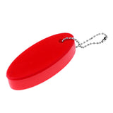 Maxbell Maxbell Water Sports Foam Floating Oval Keychain Keyring Water Key Float Buoy Red