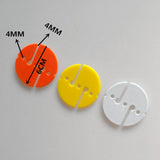 Maxbell Maxbell 5 Pieces Round Dive Line Arrow Marker for Scuba Cave and Wreck Diving Yellow
