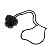 Maxbell Maxbell Scuba Diving Dive Tank Valve Threaded Dust Plug Cap Protection Cover Black