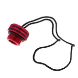 Maxbell Maxbell Scuba Diving Dive Tank Valve Threaded Dust Plug Cap Protection Cover Red