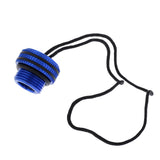 Maxbell Maxbell Scuba Diving Dive Tank Valve Threaded Dust Plug Cap Protection Cover Blue