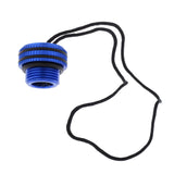 Maxbell Maxbell Scuba Diving Dive Tank Valve Threaded Dust Plug Cap Protection Cover Blue