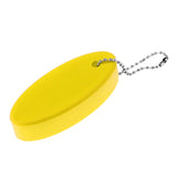 Maxbell Maxbell Water Sports Foam Floating Oval Keychain Keyring Water Key Float Buoy Yellow