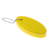 Maxbell Maxbell Water Sports Foam Floating Oval Keychain Keyring Water Key Float Buoy Yellow