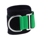 Maxbell Maxbell Exercise Fitness D-ring Ankle Anchor Straps Belt Training Equipment Green