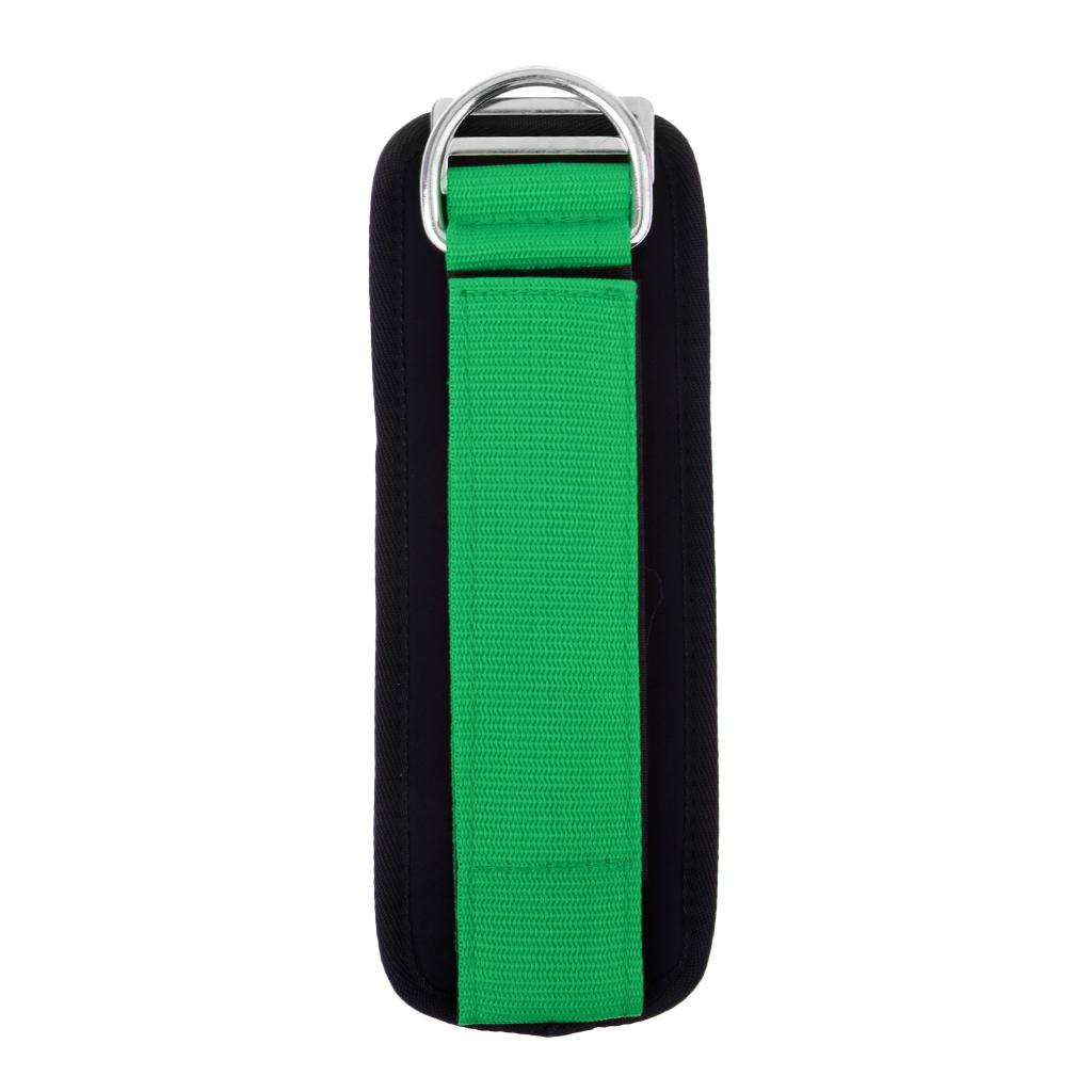 Maxbell Maxbell Exercise Fitness D-ring Ankle Anchor Straps Belt Training Equipment Green