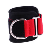 Maxbell Maxbell Exercise Fitness D-ring Ankle Anchor Straps Belt Training Equipment Red