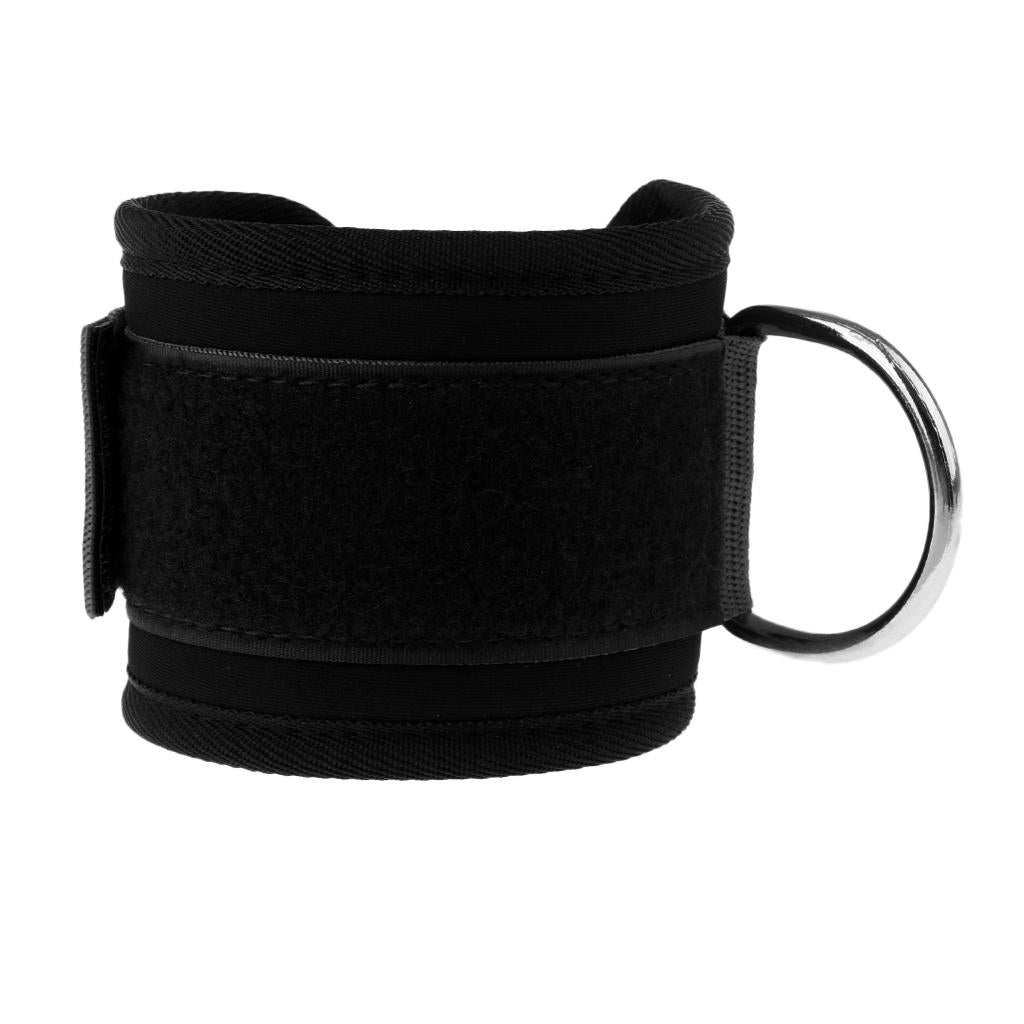 Maxbell Maxbell Exercise Fitness D-ring Ankle Anchor Straps Belt Training Equipment Black