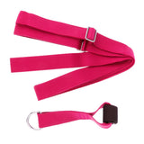 Maxbell Maxbell Adjust Yoga Ballet Dance Leg Stretcher Door Band Foot Fitness Belt Rose Red