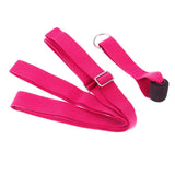 Maxbell Maxbell Adjust Yoga Ballet Dance Leg Stretcher Door Band Foot Fitness Belt Rose Red