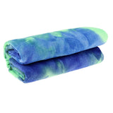 Maxbell Maxbell Yoga Mat Towel Anti-Slip Fitness Dance Pad Blanket Soft  Blue