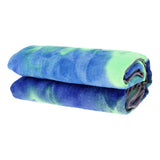 Maxbell Maxbell Yoga Mat Towel Anti-Slip Fitness Dance Pad Blanket Soft  Blue