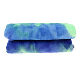 Maxbell Maxbell Yoga Mat Towel Anti-Slip Fitness Dance Pad Blanket Soft  Blue