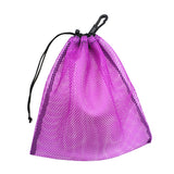 Maxbell Maxbell Durable Mesh Nets Bag Pouch Golf Tennis Ball Carrying Holder Storage Purple