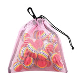 Maxbell Maxbell Durable Mesh Nets Bag Pouch Golf Tennis Ball Carrying Holder Storage Pink