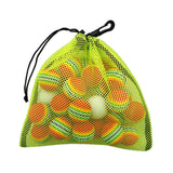 Maxbell Maxbell Durable Mesh Nets Bag Pouch Golf Tennis Ball Carrying Holder Storage Yellow