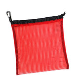 Maxbell Maxbell Durable Mesh Nets Bag Pouch Golf Tennis Ball Carrying Holder Storage Red