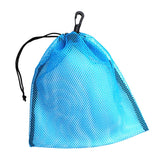 Maxbell Maxbell Durable Mesh Nets Bag Pouch Golf Tennis Ball Carrying Holder Storage Blue