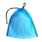 Maxbell Maxbell Durable Mesh Nets Bag Pouch Golf Tennis Ball Carrying Holder Storage Blue