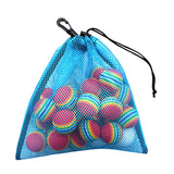 Maxbell Maxbell Durable Mesh Nets Bag Pouch Golf Tennis Ball Carrying Holder Storage Blue