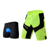 Maxbell Mountain Bike Bicycle Cycling Shorts Short Pants with Padded Underwear S - Aladdin Shoppers