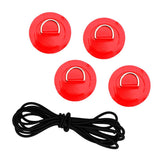 Maxbell D Ring Pad Patch Boat Deck Bungee Rope Kit for Stand Up Paddle Board Red - Aladdin Shoppers