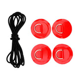 Maxbell D Ring Pad Patch Boat Deck Bungee Rope Kit for Stand Up Paddle Board Red - Aladdin Shoppers