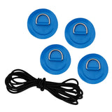 Maxbell D Ring Pad Patch Boat Deck Bungee Rope Kit for Stand Up Paddle Board Blue - Aladdin Shoppers