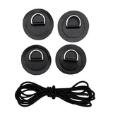 Maxbell D Ring Pad Patch Boat Deck Bungee Rope Kit for Stand Up Paddle Board Black - Aladdin Shoppers