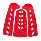 Maxbell 3Pcs Surfboard Surf SUP Paddleboard Traction Pad Tail Pad Deck Grips Red - Aladdin Shoppers