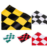 Maxbell 4pcs Golf Practicing Training Nylon Putting Green Solid Chequered Flag Flags