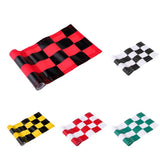 Maxbell 4pcs Golf Practicing Training Nylon Putting Green Solid Chequered Flag Flags