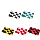 Maxbell 4pcs Golf Practicing Training Nylon Putting Green Solid Chequered Flag Flags