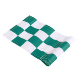 Maxbell Maxbell Golf Practicing Training Nylon Putting Green Chequered Flag  Green+White