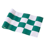 Maxbell Maxbell Golf Practicing Training Nylon Putting Green Chequered Flag  Green+White