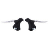 Maxbell 1 Pair Brake Lever Road Racing Drop Down Handlebar Bike Bicycle Black Silver - Aladdin Shoppers