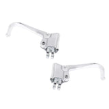 Maxbell Maxbell 1 Pair Aluminum Alloy Bike Handlebar Brake Levers Hand Brake Levers Silver